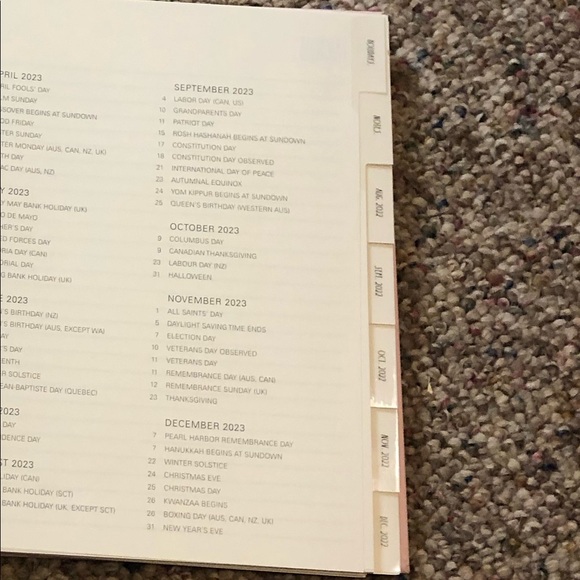 🆕 Rae Dunn MAKE IT HAPPEN Planner 2023 Pink - Picture 10 of 14